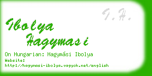 ibolya hagymasi business card